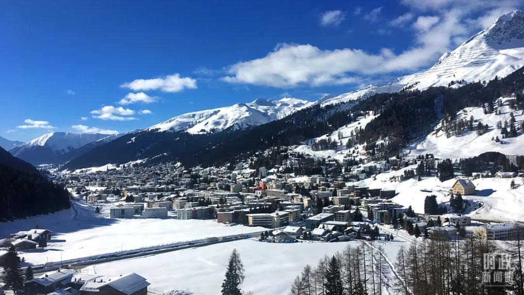 △瑞士，達(dá)沃斯小鎮(zhèn)。