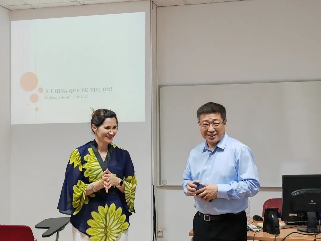 里斯本大學(xué)孔子學(xué)院組織漢語角活動。 圖片來源：里斯本大學(xué)孔子學(xué)院公眾號