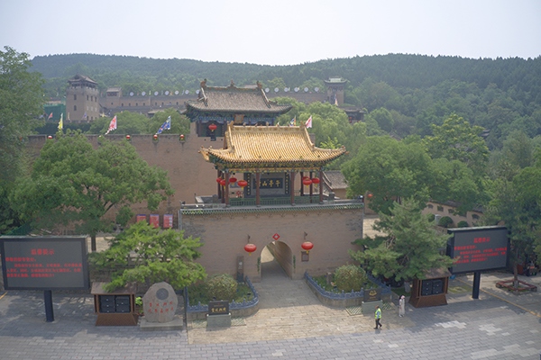 皇城相府景區(qū)（無(wú)人機(jī)照片）。人民網(wǎng)記者 王天樂(lè)攝