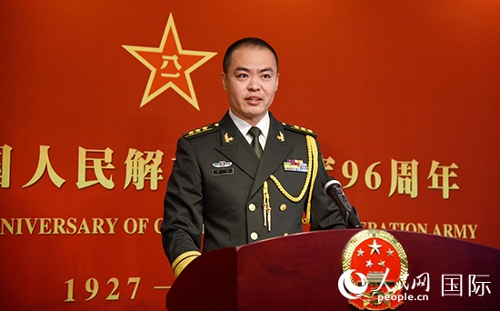 中國駐瑞典大使館李珂副武官致辭。人民網記者 殷淼攝