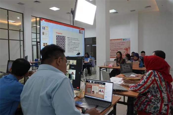 活動現(xiàn)場。供圖：印尼三一一大學(xué)孔子學(xué)院