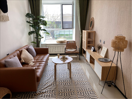 輝山英才社區(qū)樣板間。北京外國語大學(xué) 許青攝