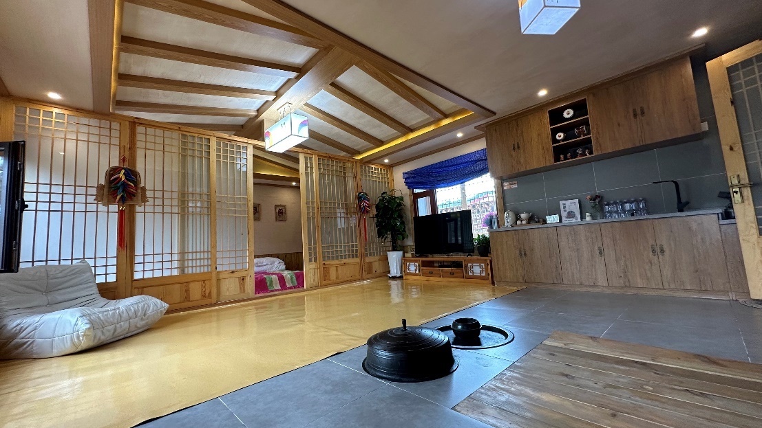 具有朝鮮族特色的民宿。人民網(wǎng)記者 金洪花 攝