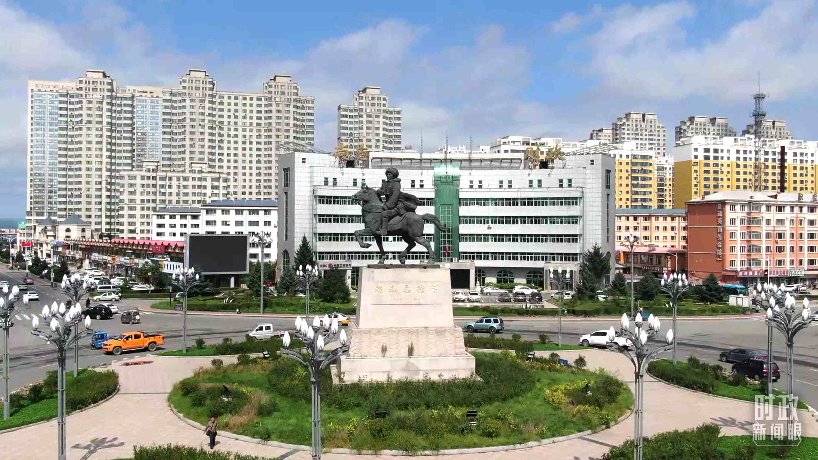 △哈爾濱市尚志市航拍。（總臺央視記者張耿生拍攝）