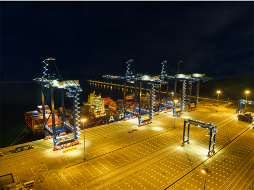 萊基港實行7×24小時裝卸作業(yè)機制。受訪者供圖