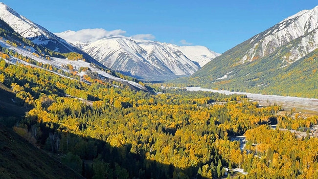 “新東方快車”沿途風景。