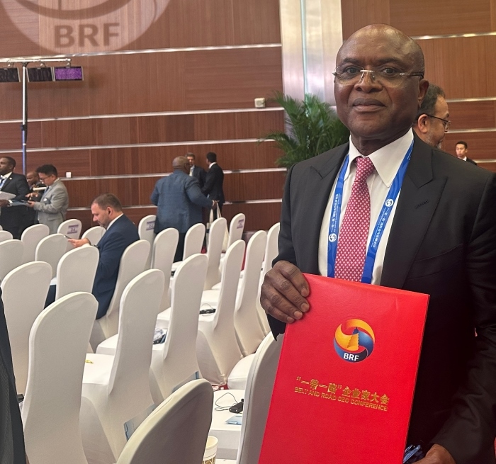 “一帶一路”企業(yè)家大會(huì)的外方代表。人民網(wǎng)記者 申佳平攝