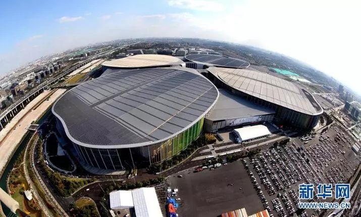 中國國際進(jìn)口博覽會(huì)舉辦場(chǎng)地——國家會(huì)展中心（上海）。新華社記者 凡軍 攝