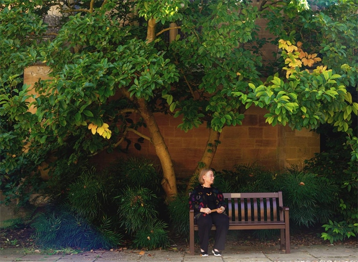 羅森在牛津大學(xué)墨頓學(xué)院。葛大龍攝