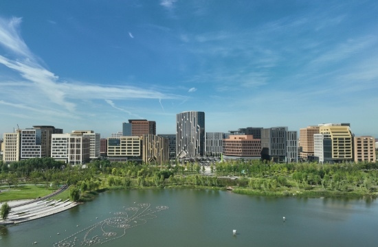 雄安新區(qū)容東片區(qū)。人民網(wǎng)記者 李兆民攝