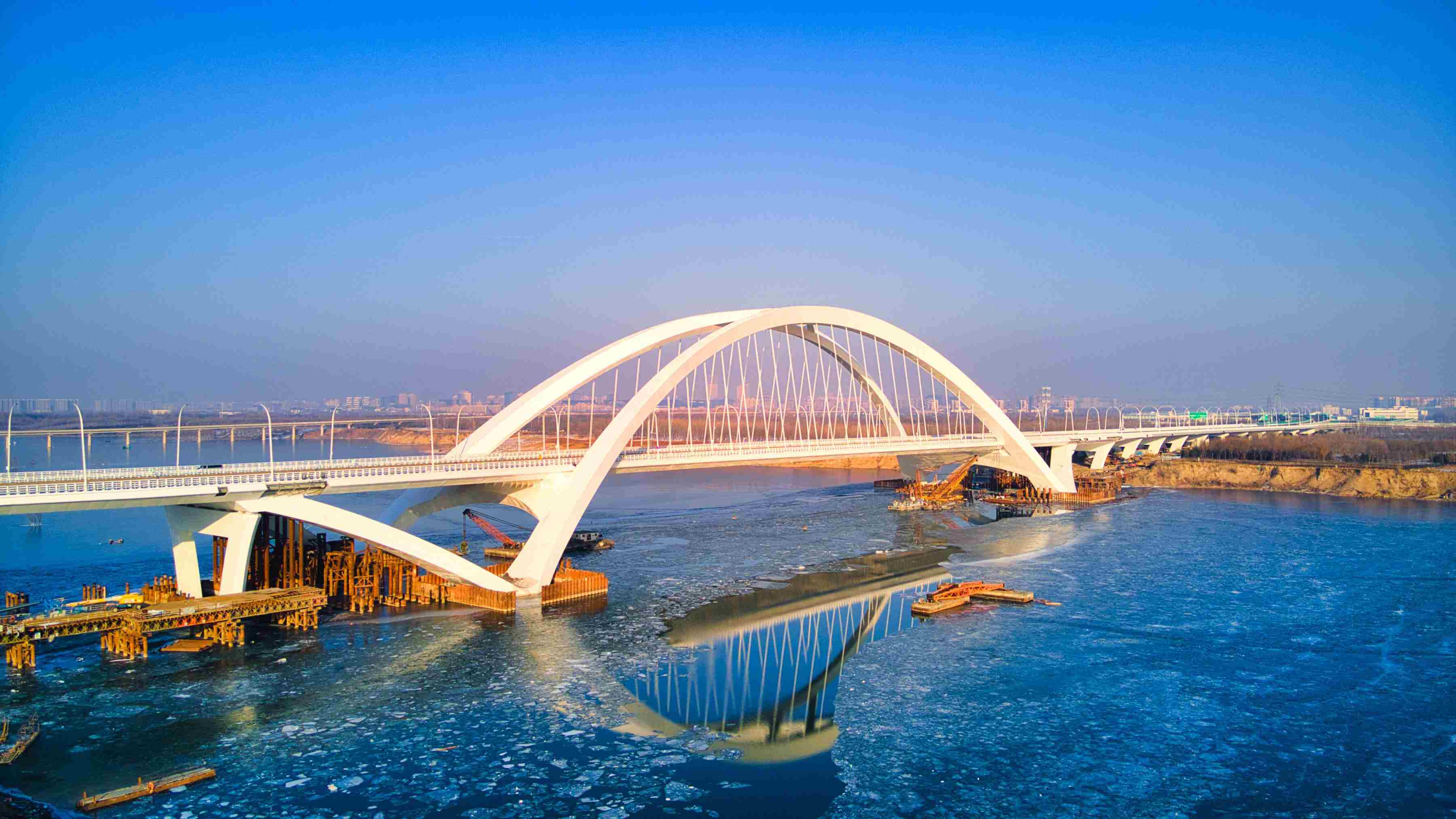 開通后的京雄大橋。受訪方供圖