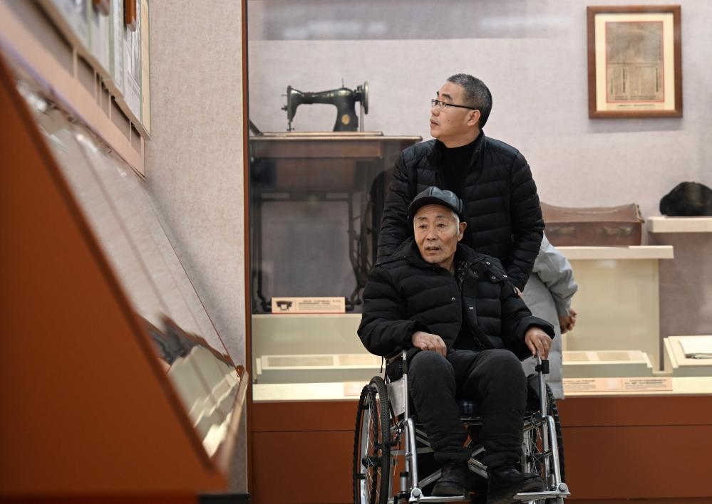 2024年1月29日，市民在平津戰(zhàn)役紀念館參觀。