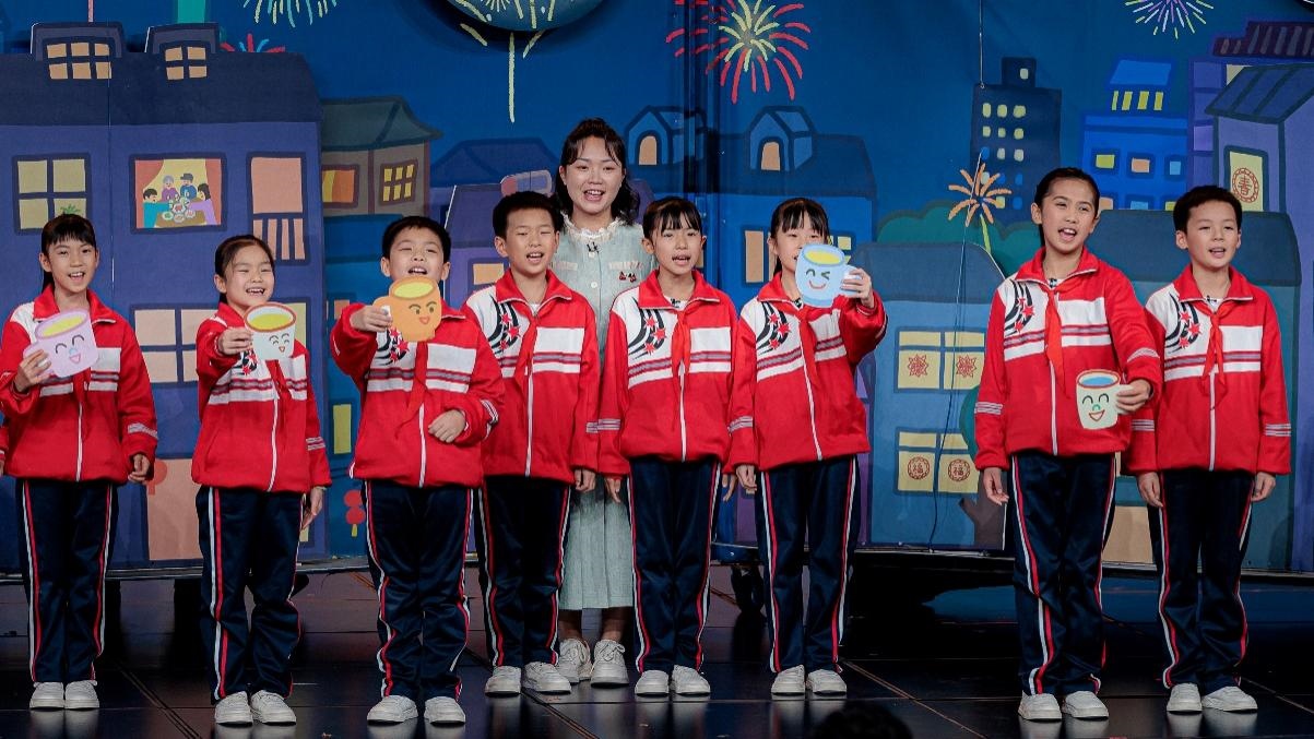 湖南省懷化市會同縣粟裕希望小學田野詩班彩排現(xiàn)場。主辦方供圖