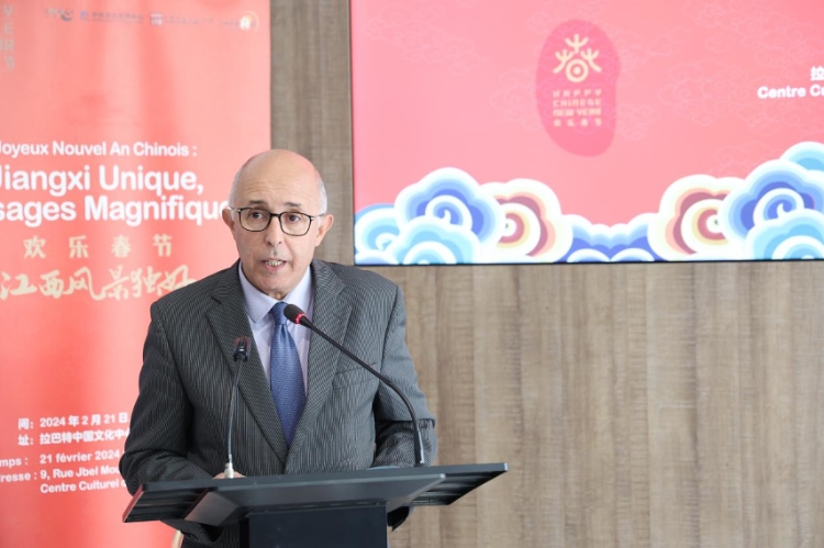 拉巴特文化藝術(shù)遺產(chǎn)復(fù)興協(xié)會主席德里希致辭。霍晶攝