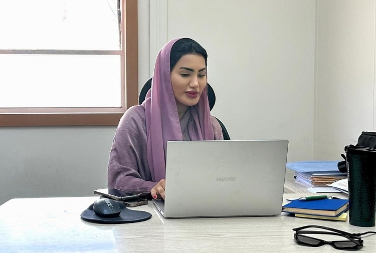 卡爾圖姆在工作中。中石化南京工程中東公司供圖