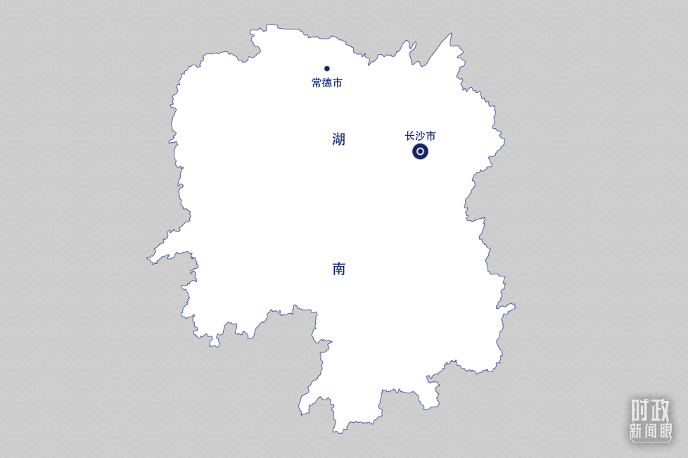 △習近平湖南之行考察點示意圖