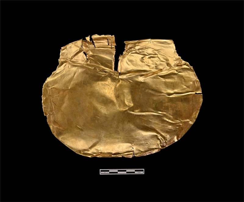 金覆面。中國文物報社供圖