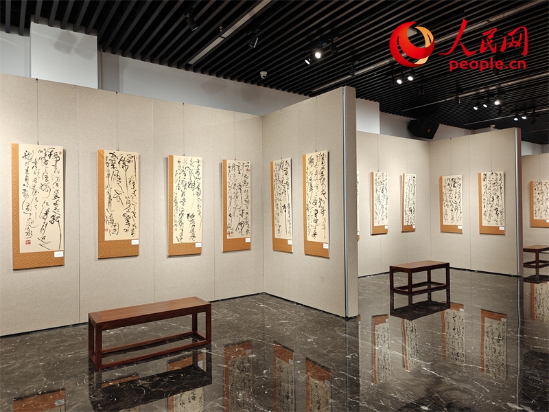 展廳現(xiàn)場(chǎng)。人民網(wǎng)記者 韋衍行攝