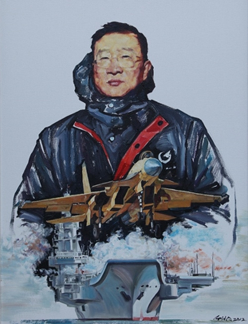 《羅陽》油畫。校方供圖