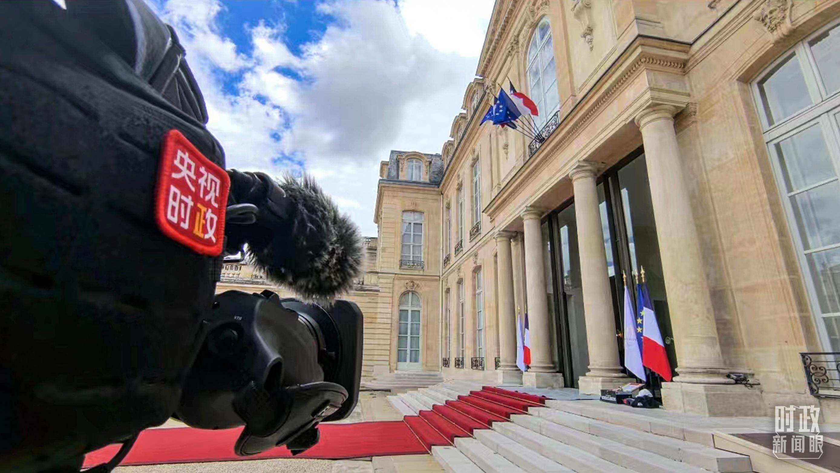 △愛麗舍宮。（總臺央視記者陸泓宇拍攝）