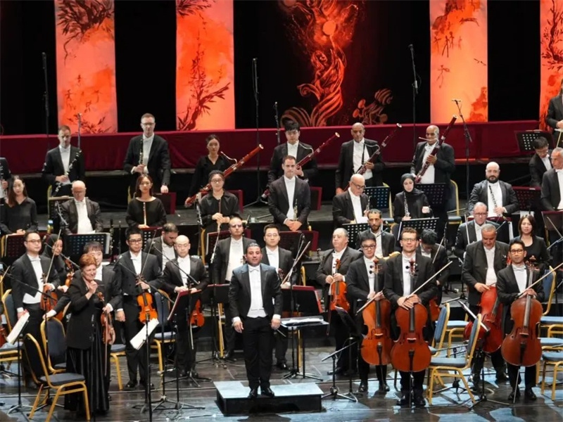 阿爾及爾歌劇院交響樂團演出活動現場。蘇州交響樂團供圖
