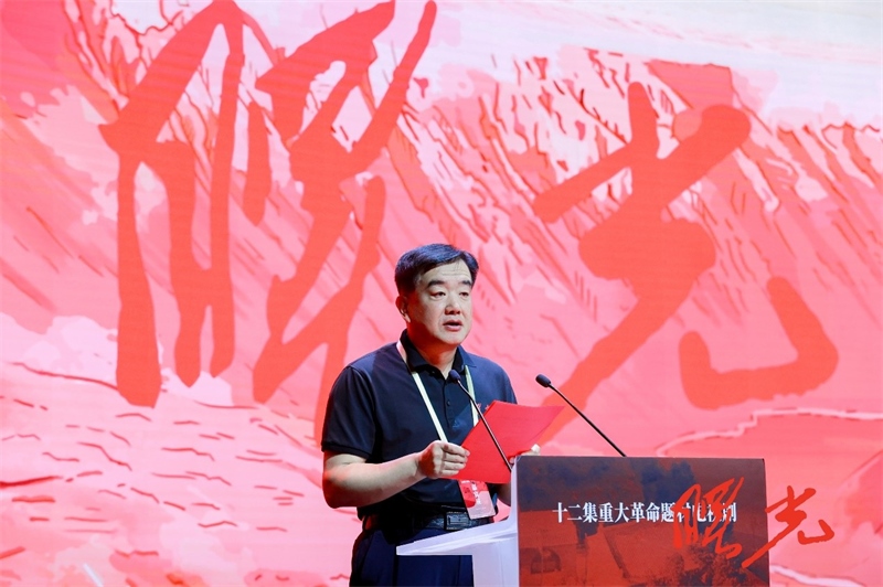 陜西省榆林市米脂縣委副書記、縣長楊樹森致辭