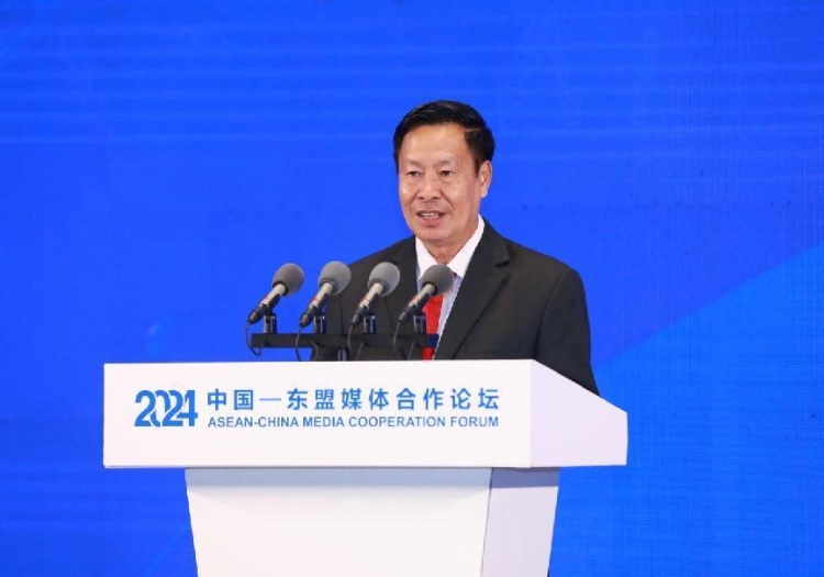 坡西·喬馬尼馮致辭。中國(guó)外文局供圖