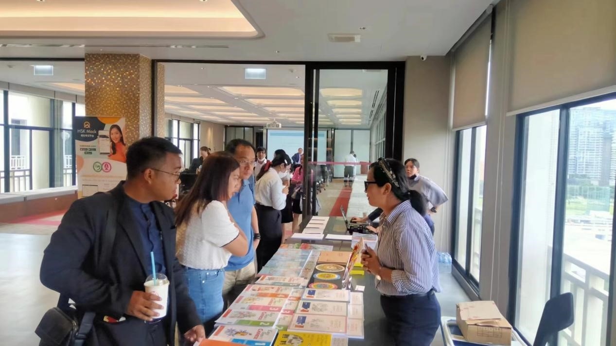 泰國中文教育精英教師高端培訓(xùn)活動現(xiàn)場。泰國朱拉隆功大學(xué)孔子學(xué)院供圖