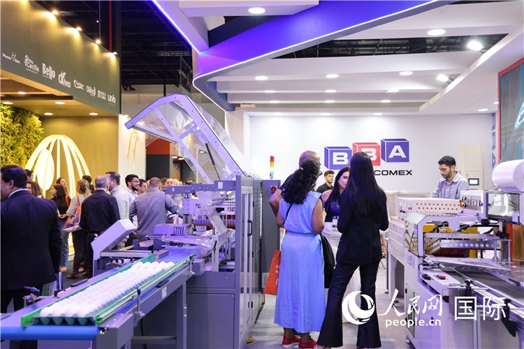 巴西國際動物蛋白展覽會現(xiàn)場。人民網(wǎng)記者 時元皓攝
