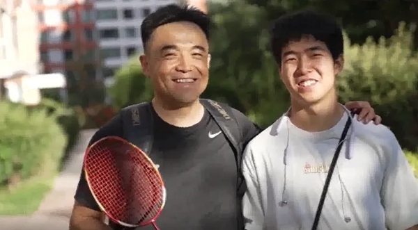 劉建波、劉傲寒父子。北航供圖