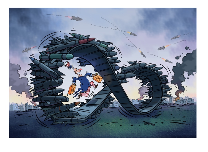 漫畫作者：馬宏亮（人民網(wǎng)版權(quán)圖片，未經(jīng)授權(quán)請(qǐng)勿轉(zhuǎn)載。）