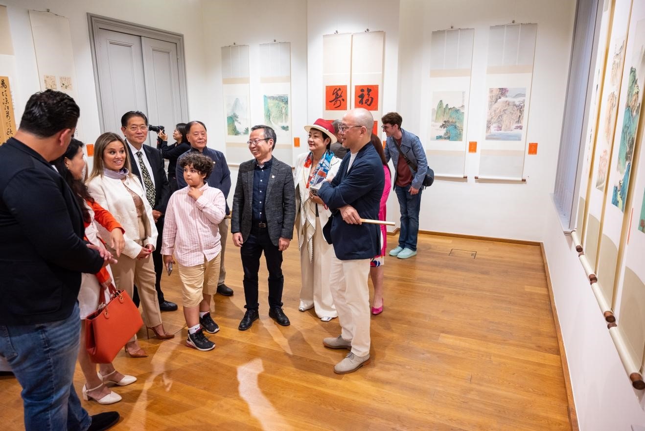 圖為展覽現(xiàn)場。布魯塞爾中國文化中心供圖