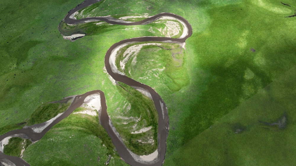 2023年7月6日在甘肅省甘南藏族自治州瑪曲縣拍攝的阿萬倉濕地景色（無人機(jī)照片）?，斍鷿竦卣嫉?62萬畝，是黃河上游重要的水源涵養(yǎng)區(qū)和生態(tài)功能區(qū)，被譽(yù)為“黃河之腎”。