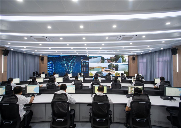 位山灌區(qū)智慧調(diào)度中心 。受訪者供圖