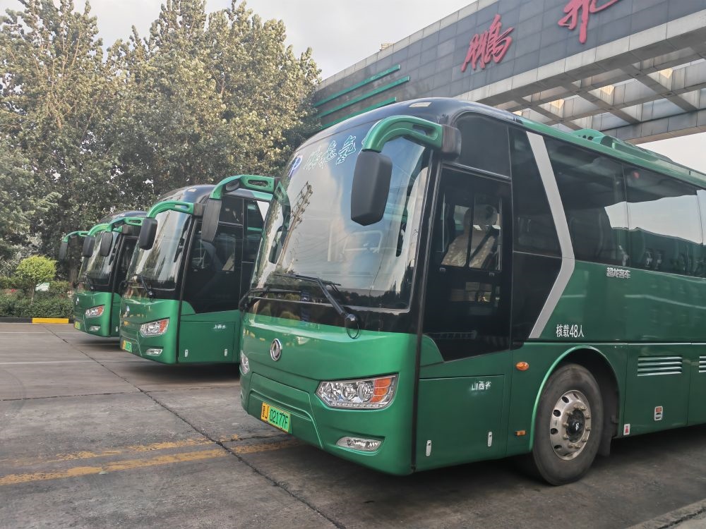 2024年9月4日拍攝的鵬飛集團(tuán)的氫能大巴車(chē)。新華社記者 王勁玉 攝