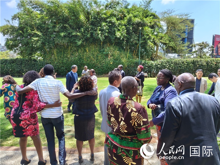 與會嘉賓在交流。陳哲攝