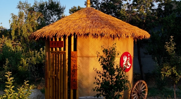 老奇臺人民法庭“土圓倉”調(diào)解室。老奇臺人民法庭供圖