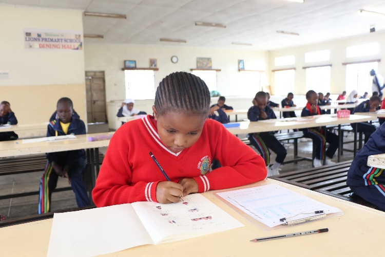 考場現場。埃格頓大學孔子學院供圖