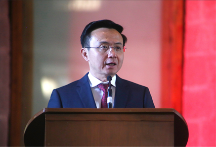 張潤致辭。主辦方供圖