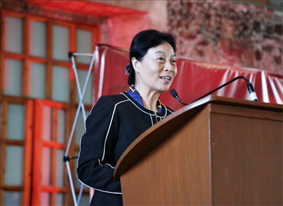李雅芳作主旨發(fā)言。主辦方供圖