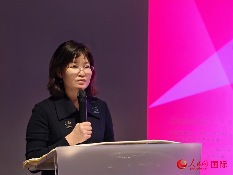 遼寧省文聯(lián)黨組書記、主席邵玉英致辭。人民網(wǎng)記者 于超凡攝