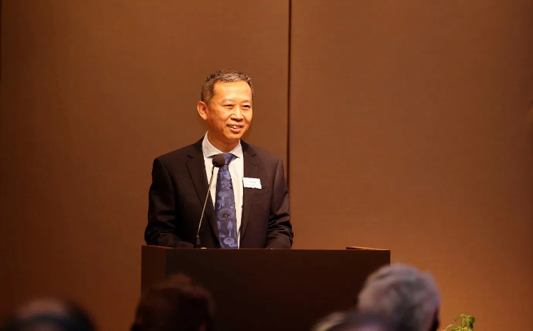 中國駐瑞典大使崔愛民應(yīng)邀出席論壇并致辭。中國駐瑞典大使館供圖