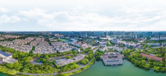 成都理工大學全景航拍圖。成都理工大學供圖