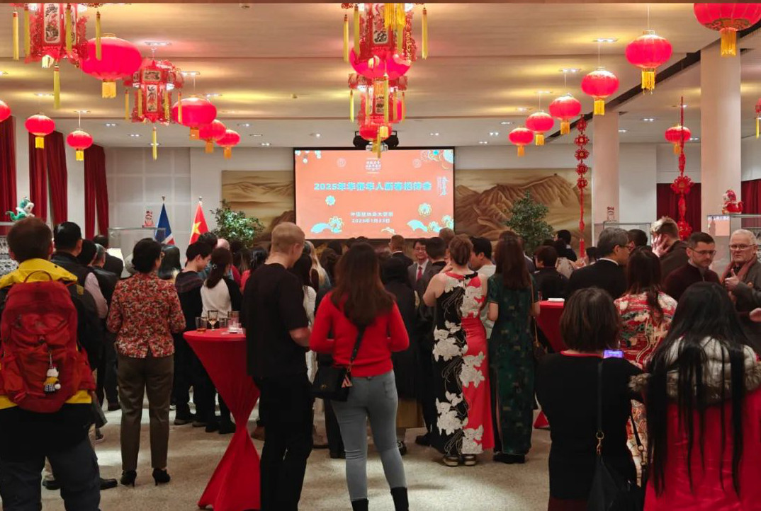 新春招待會現(xiàn)場。中國駐冰島大使館供圖