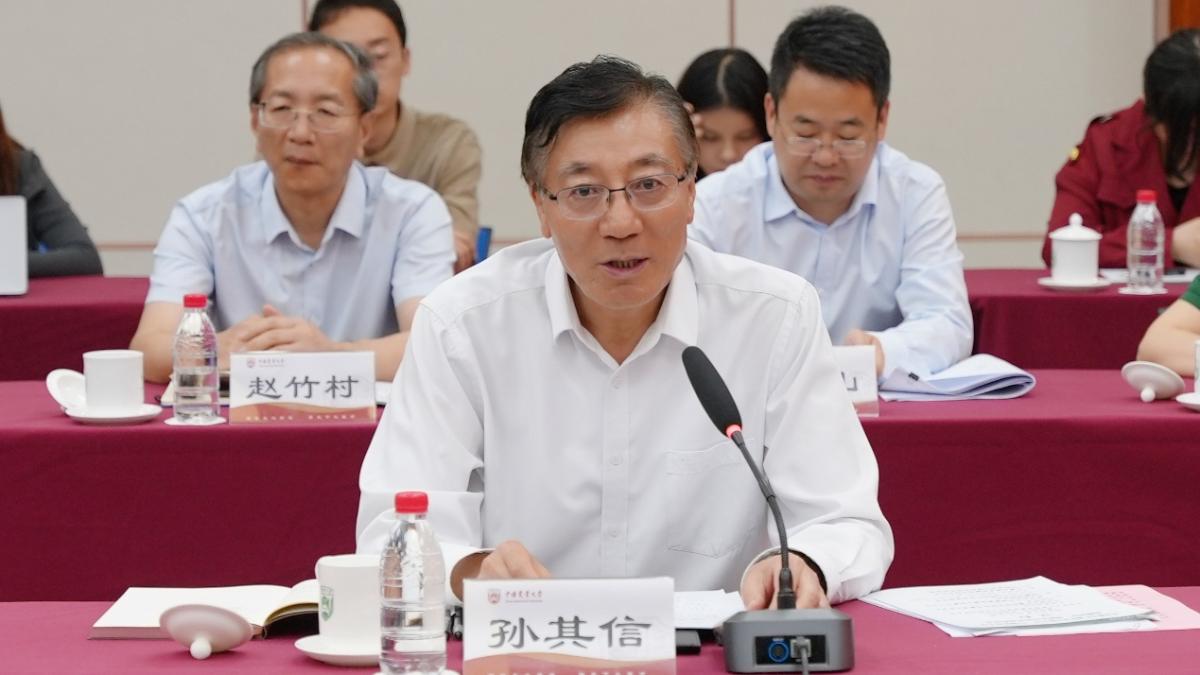 中國工程院院士、中國農(nóng)業(yè)大學(xué)校長孫其信。校方供圖